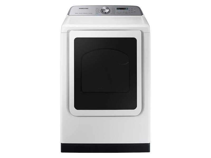 Samsung DVG54CG7150W 7.4 Cu. Ft. Smart Gas Dryer With Pet Care Dry And Steam Sanitize+ In White