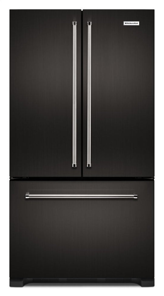 Kitchenaid KRFC302EBS 22 Cu. Ft. 36-Inch Width Counter Depth French Door Refrigerator With Interior Dispense - Black Stainless Steel With Printshield™ Finish