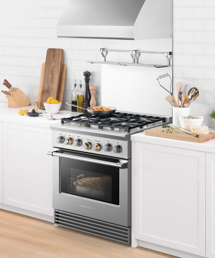 Fisher & Paykel RGV2305LN Gas Range, 30", 5 Burners, Lpg