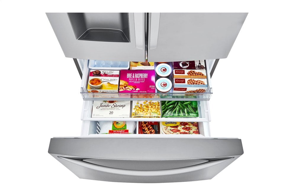 Lg LRFDS3016S 30 Cu. Ft. Smart Wi-Fi Enabled Door-In-Door® Refrigerator With Craft Ice™ Maker
