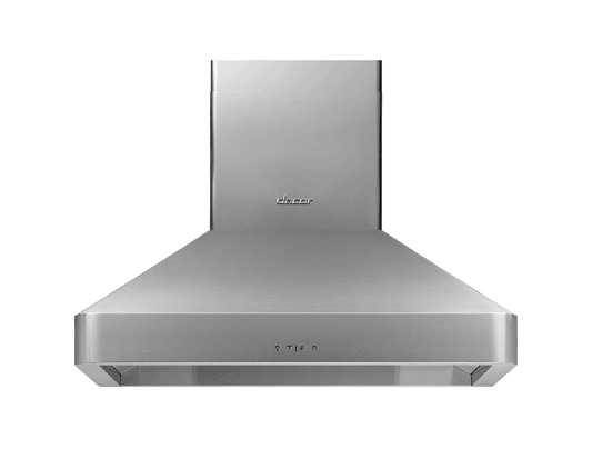 Dacor DHW361 36" Chimney Wall Hood, Silver Stainless Steel
