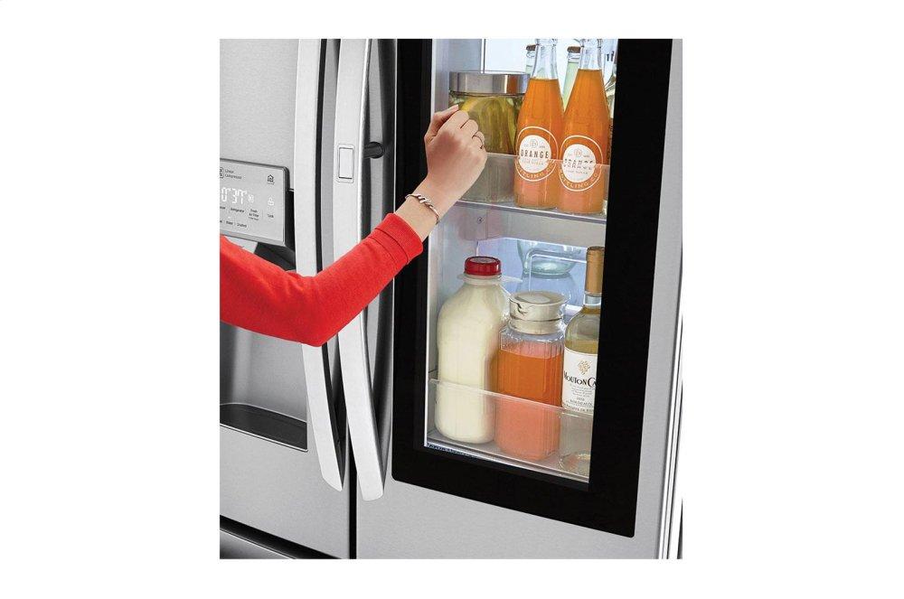 Lg LMXS28596S 28 Cu. Ft. Smart Wi-Fi Enabled Instaview™ Door-In-Door® Refrigerator