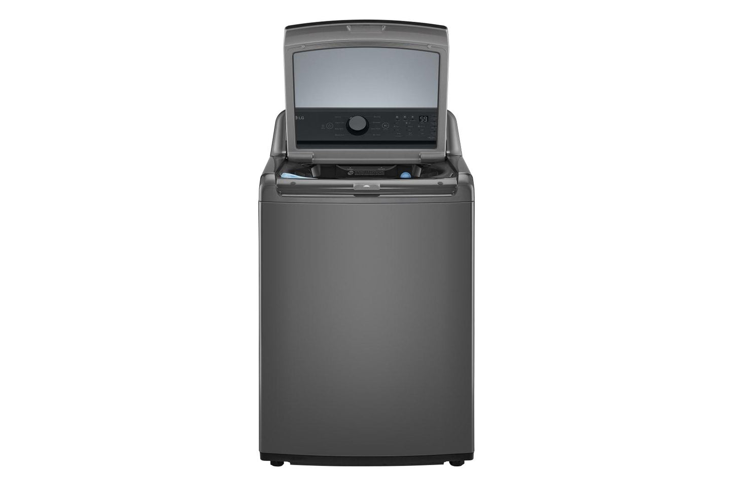 Lg WT7150CM 5.0 Cu. Ft. Top Load Energy Star Washer With Impeller, Turbodrum™, Slamproof® Glass Lid, & Water Plus