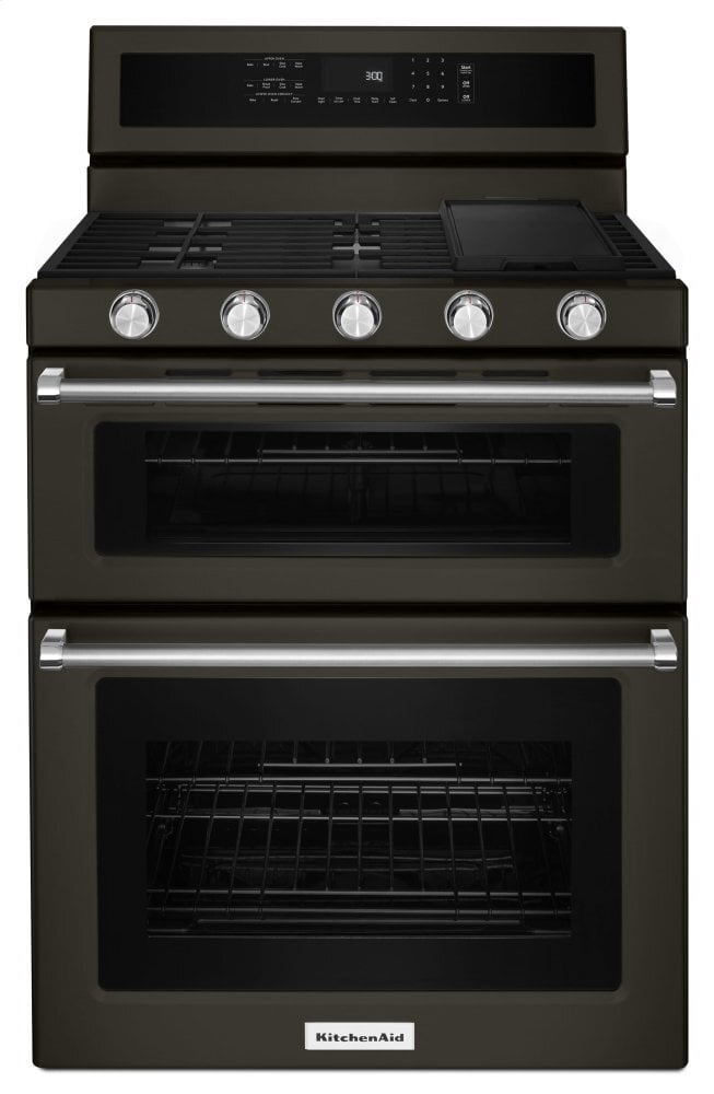 KitchenAid 30'' Gas Cooktop & 30 Single Wall Oven in Stainless