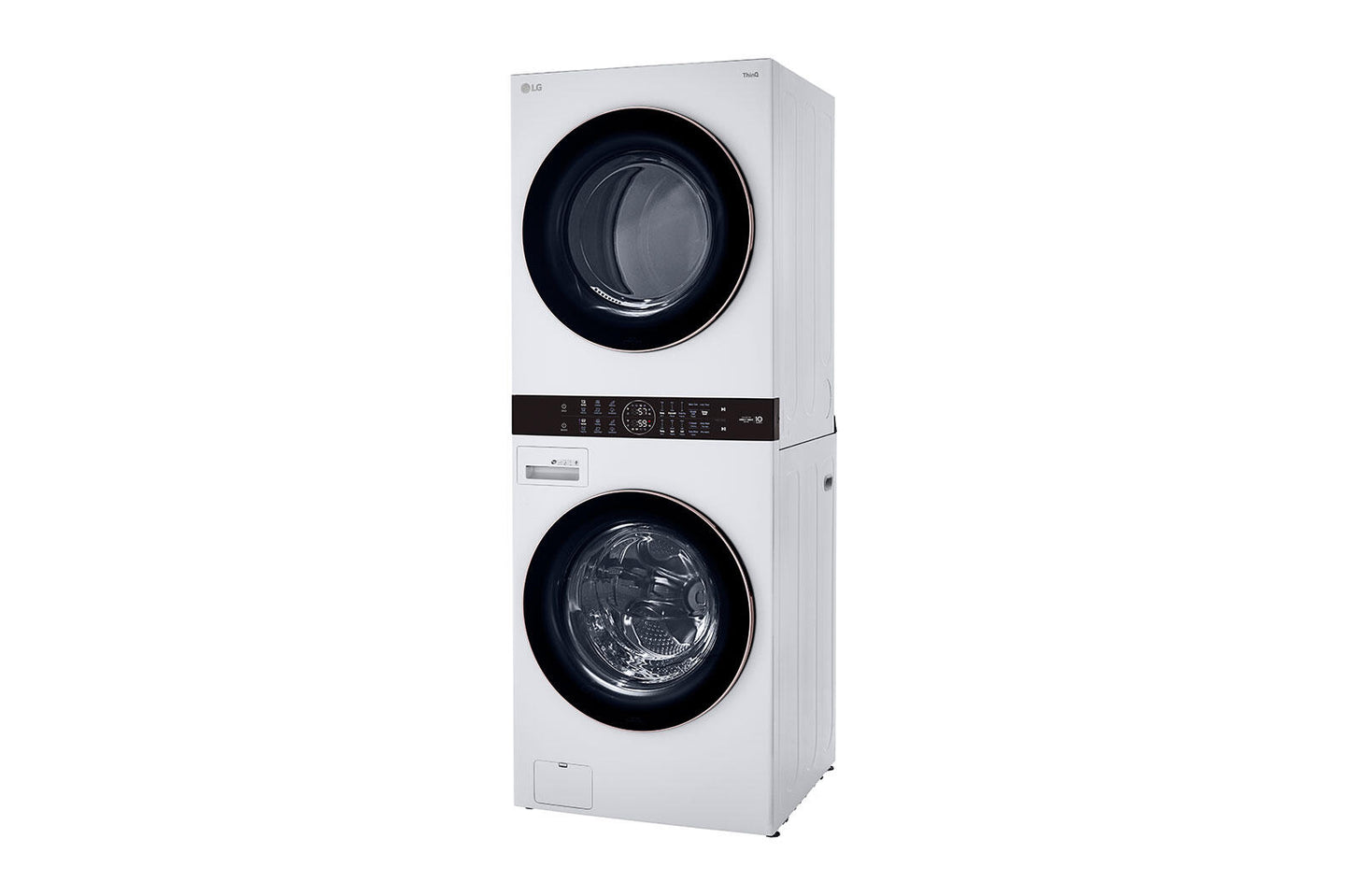 Lg WKE100HWA Single Unit Front Load Lg Washtower™ With Center Control™ 4.5 Cu. Ft. Washer And 7.4 Cu. Ft. Electric Dryer