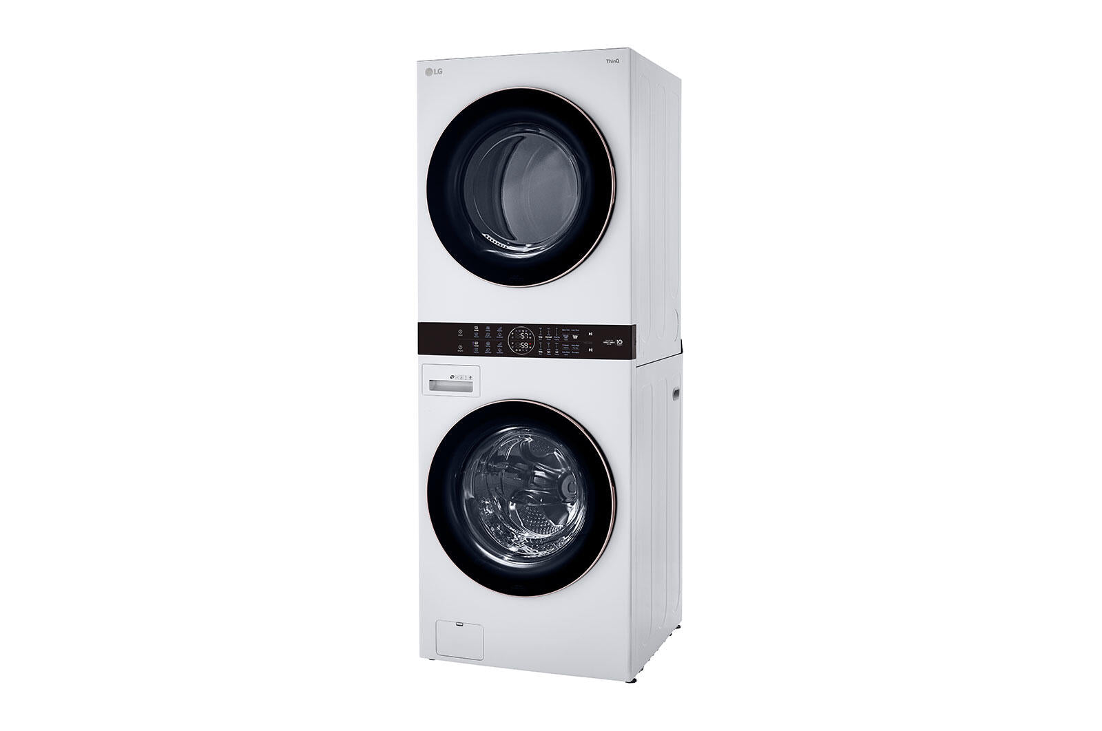 Lg WKE100HWA Single Unit Front Load Lg Washtower™ With Center Control™ 4.5 Cu. Ft. Washer And 7.4 Cu. Ft. Electric Dryer
