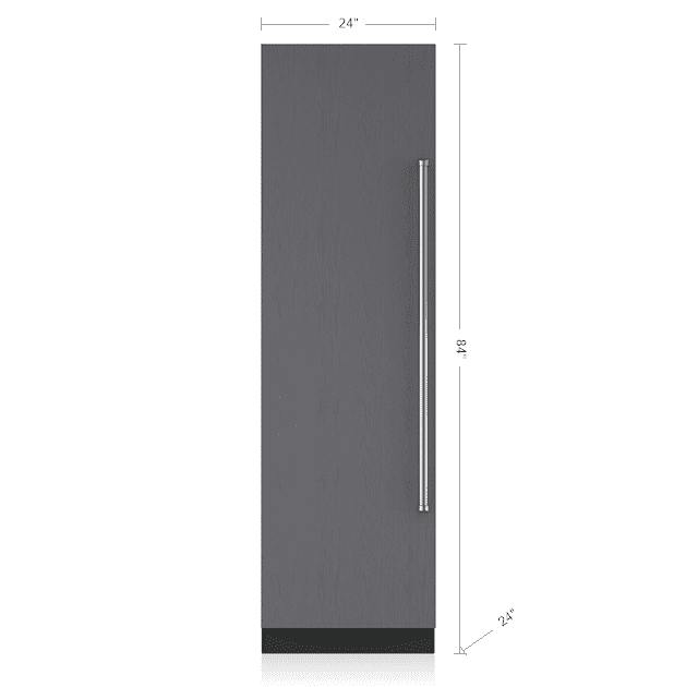 Sub-Zero IC24CRH 24" Designer Column Refrigerator/Freezer - Panel Ready