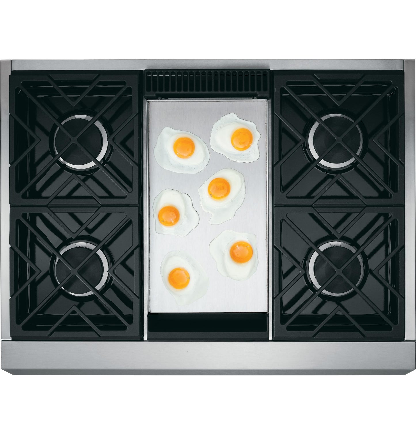 Monogram ZGU364NDPSS Monogram 36" Professional Gas Rangetop With 4 Burners And Griddle (Natural Gas)