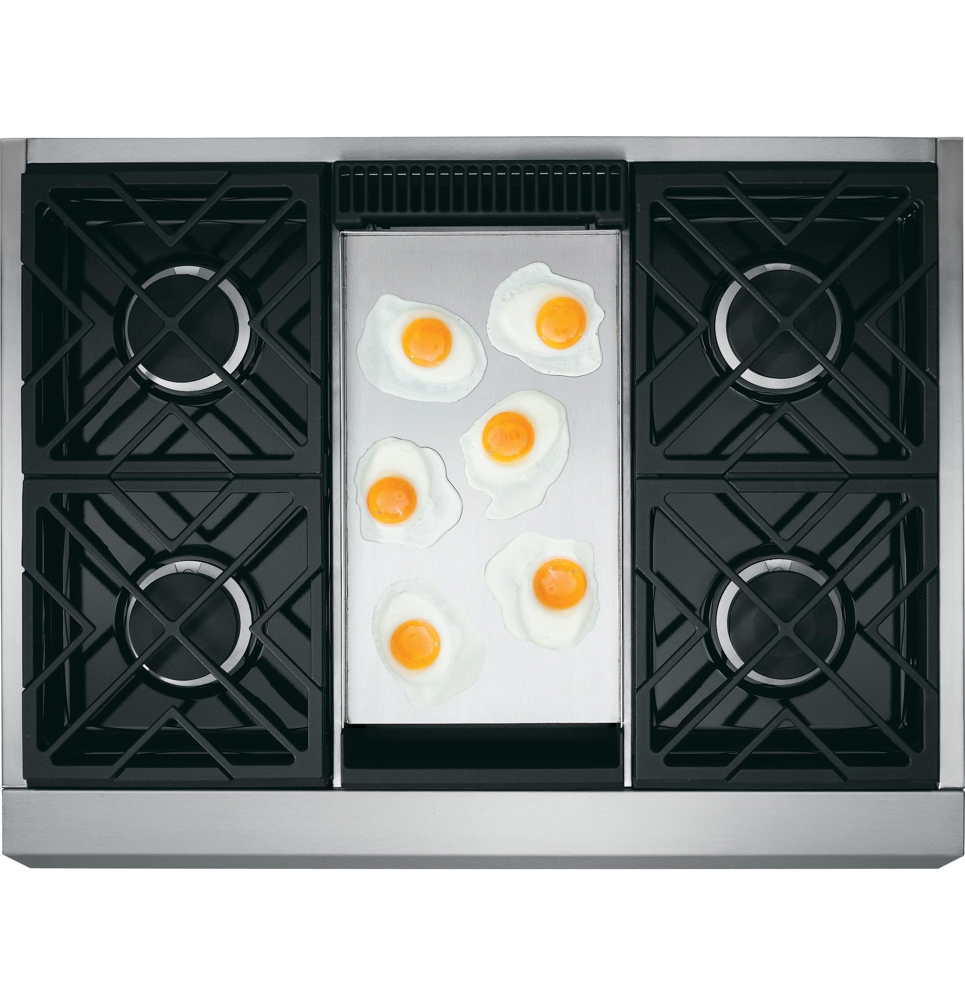 Monogram ZGU364NDPSS Monogram 36" Professional Gas Rangetop With 4 Burners And Griddle (Natural Gas)