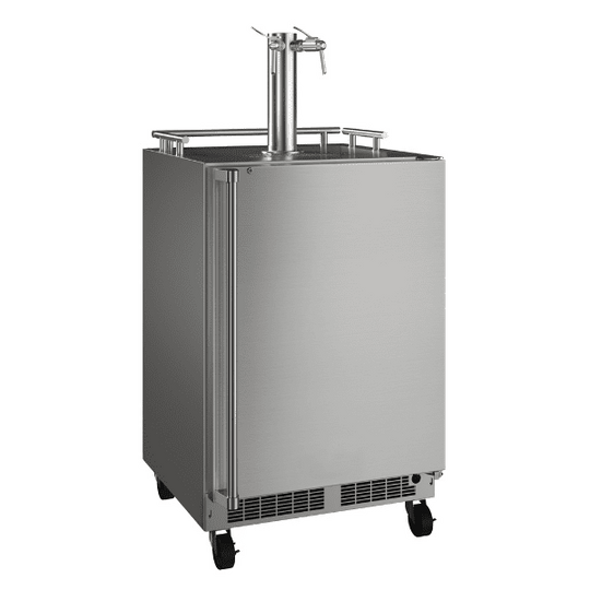 Marvel MOKR224SS31A 24-In Outdoor Mobile Dispenser For Beer, Wine Or Draft Beverages With Door Style - Stainless Steel