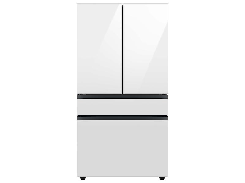 Samsung RF23BB820012 Bespoke 4-Door French Door Refrigerator (23 Cu. Ft.) With Autofill Water Pitcher In White Glass