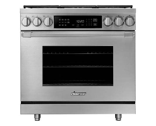 Dacor HDPR36CLP 36" Dual Fuel Pro Range, Dacormatch, Liquid Propane