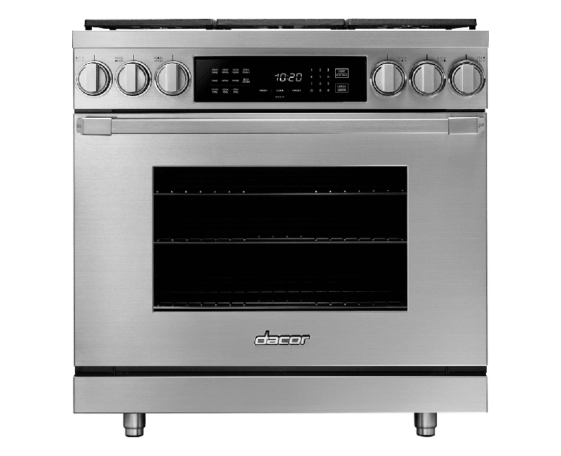 Dacor HDPR36CNG 36" Dual Fuel Pro Range, Dacormatch, Natural Gas