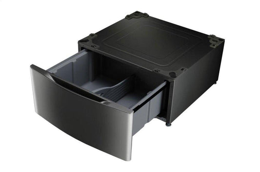 Lg WDP4K Laundry Pedestal - Black Stainless Steel