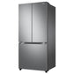Samsung RF18A5101SR 18 Cu. Ft. Smart Counter Depth 3-Door French Door Refrigerator In Stainless Steel