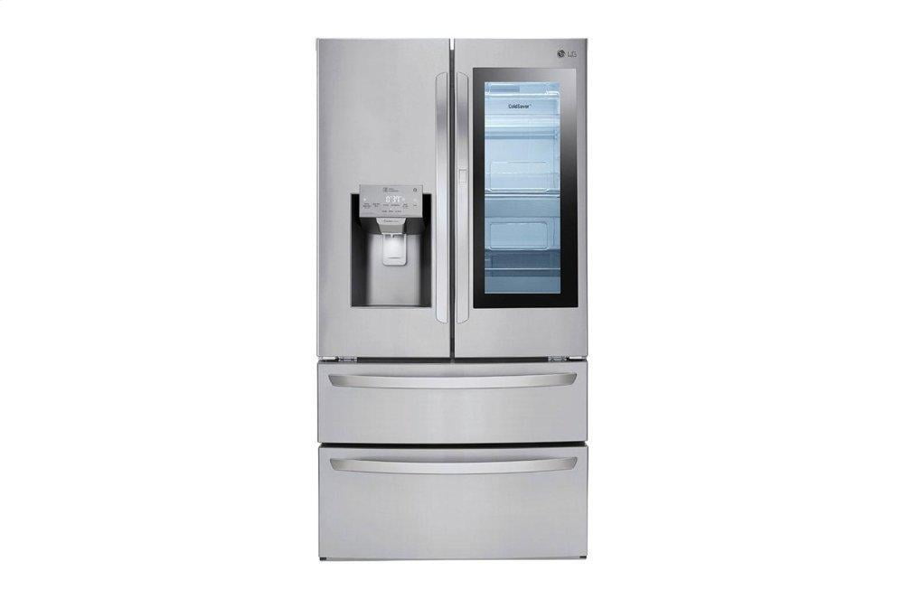 Lg LMXS28596S 28 Cu. Ft. Smart Wi-Fi Enabled Instaview™ Door-In-Door® Refrigerator