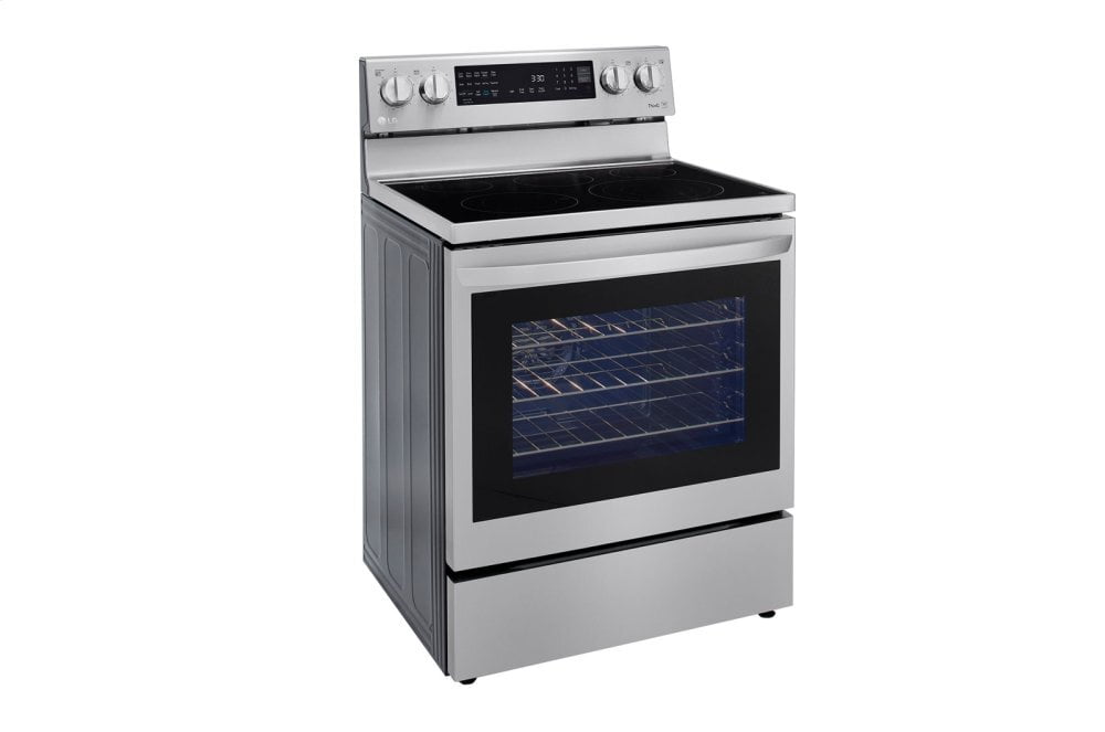 Lg LREL6325F 6.3 Cu Ft. Smart Wi-Fi Enabled True Convection Instaview® Electric Range With Air Fry