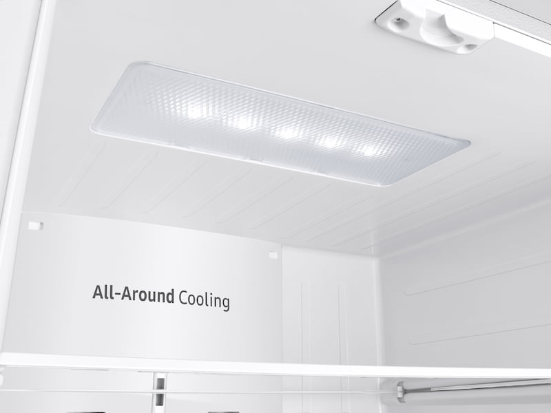 Samsung RF27T5201WW 27 Cu. Ft. Large Capacity 3-Door French Door Refrigerator With External Water & Ice Dispenser In White