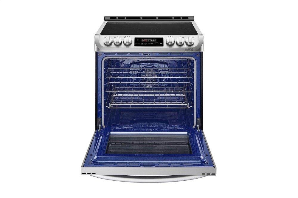 Lg LSE4615ST 6.3 Cu. Ft. Smart Wi-Fi Enabled Electric Slide-In Range With Probake Convection®