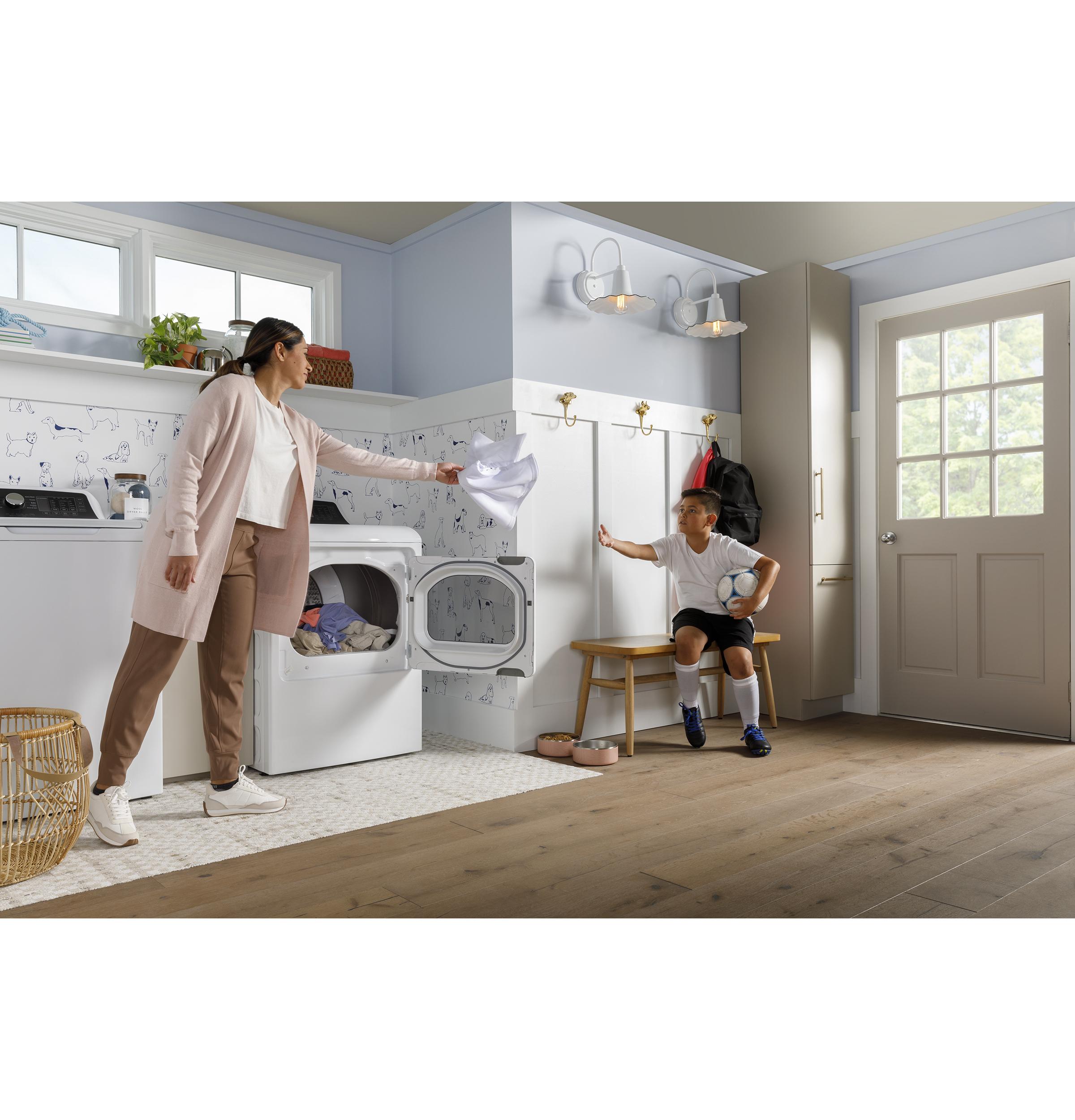 Ge Appliances GTD58EBSVWS Ge® 7.4 Cu. Ft. Capacity With Sensor Dry Electric Dryer