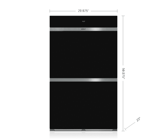 Wolf DO30CMB 30" M Series Contemporary Built-In Double Oven