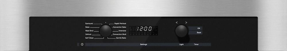 Miele H6180BP H 6180 Bp 30 Inch Convection Oven With Self Clean For Easy Cleaning.