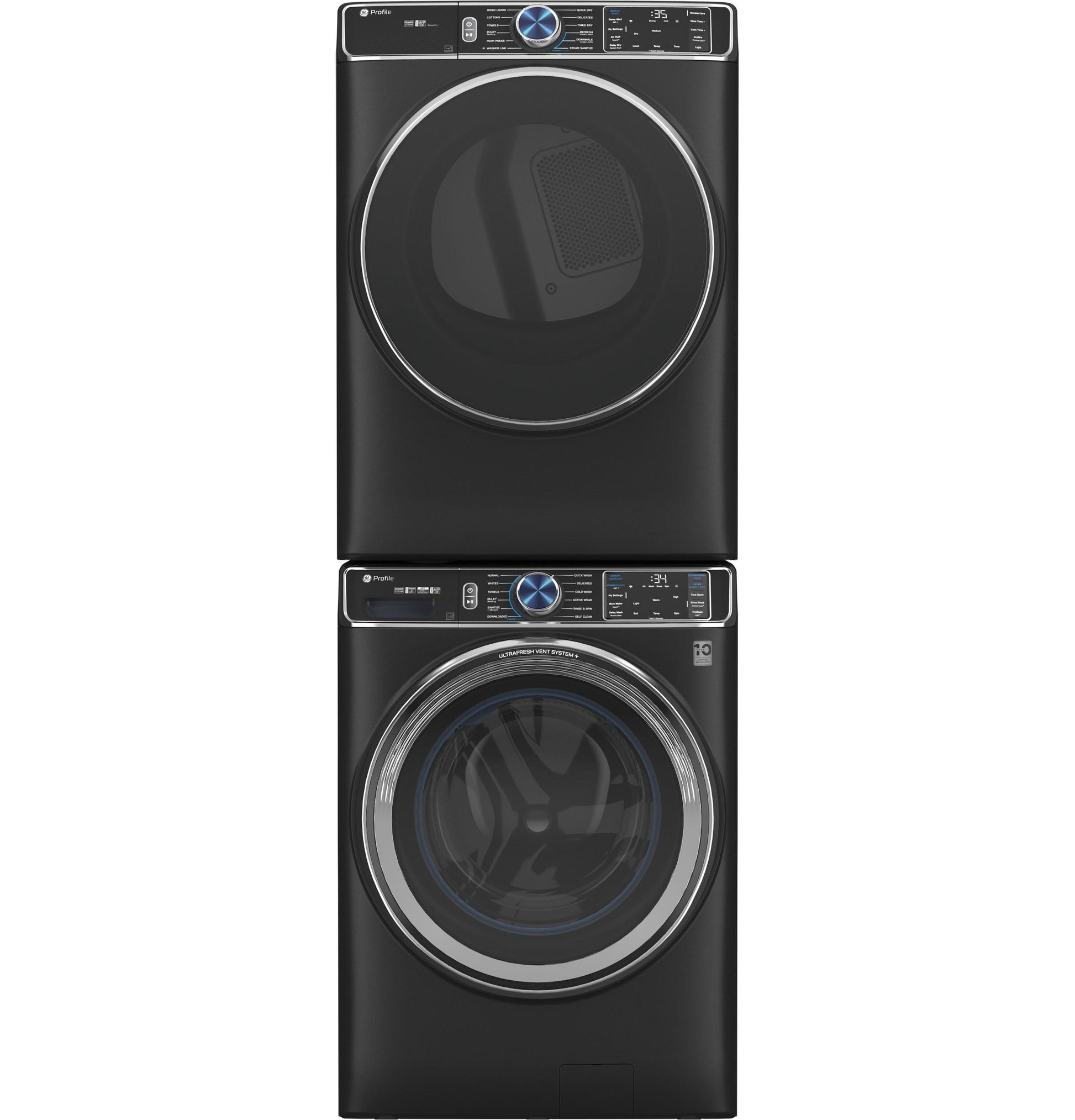 Ge Appliances PFD95ESPTDS Ge Profile™ 7.8 Cu. Ft. Capacity Smart Front Load Electric Dryer With Steam And Sanitize Cycle