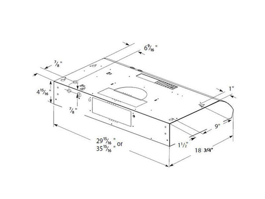 Elica KIT02722 Optional Duct Transition, 7" Round