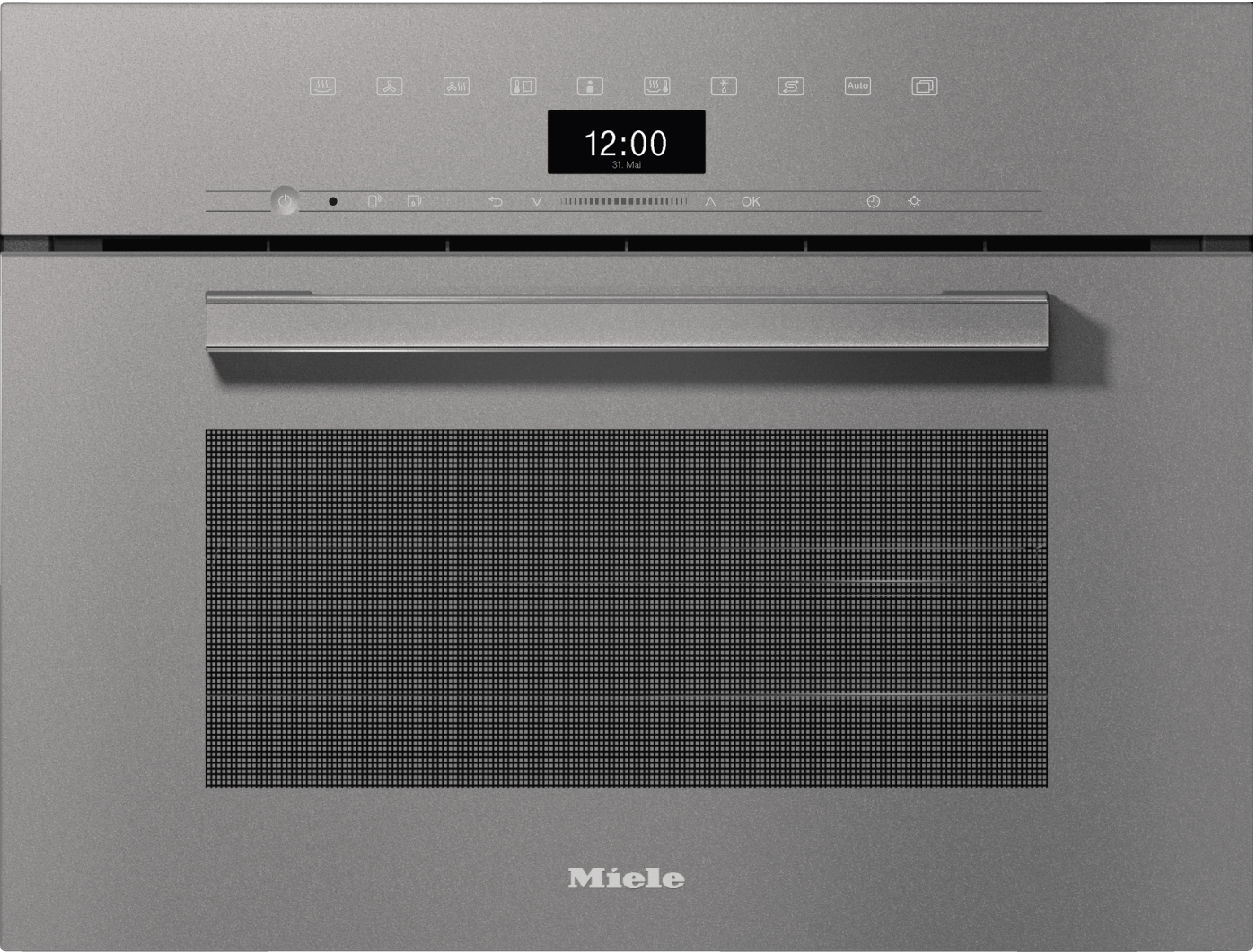 Miele DGC7440AMGRAPHITEGREY Dgc 7440 Am - 24" Compact Combi-Steam Oven Xl For Steam Cooking, Baking, Roasting With Networking + Brilliantlight.