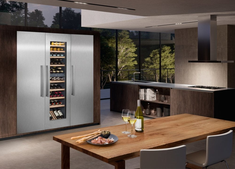 Liebherr HW8000 24" Built-In Multi-Temperature Wine Cabinet