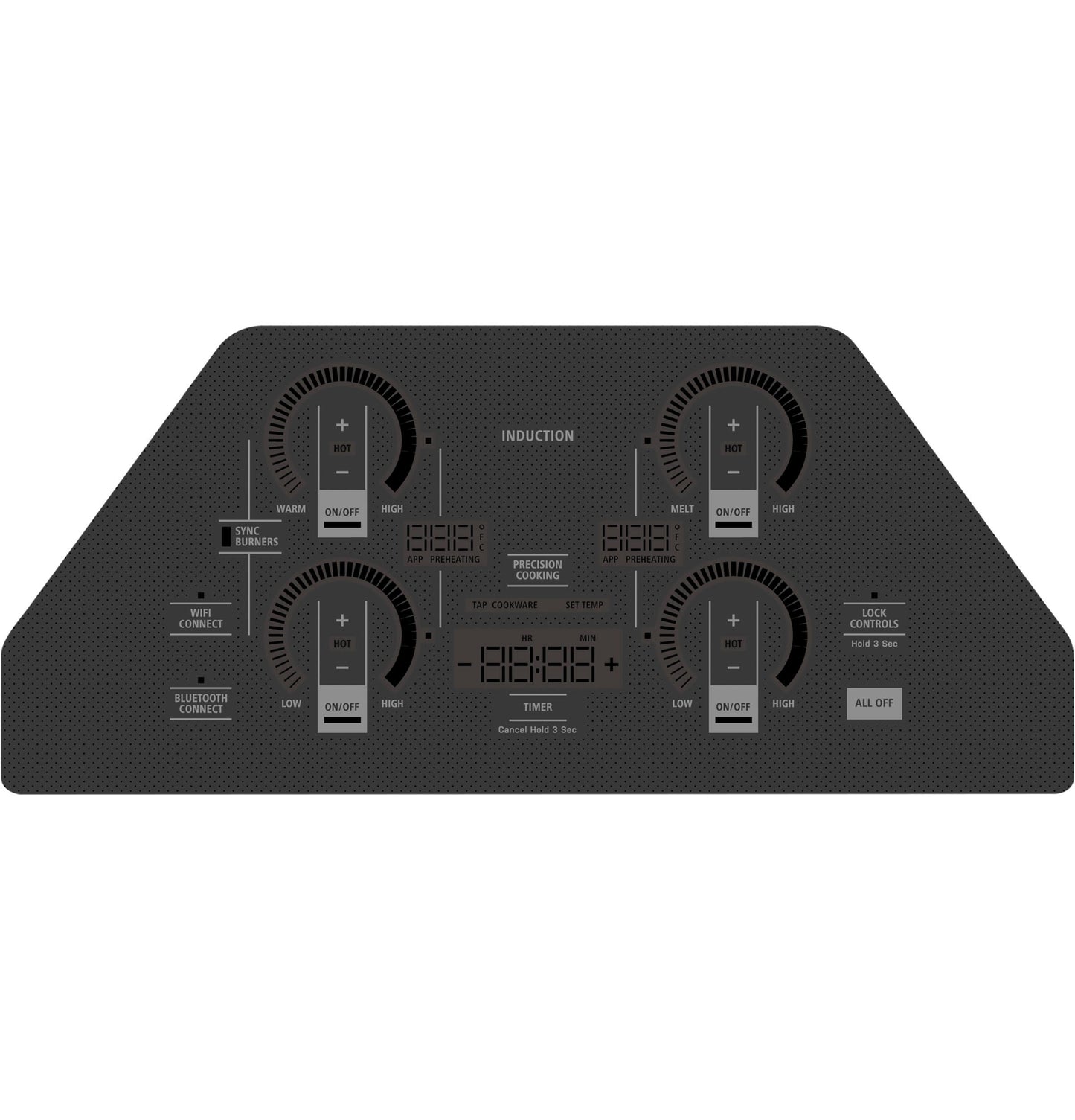 Monogram ZHU30RDTBB Monogram 30" Induction Cooktop