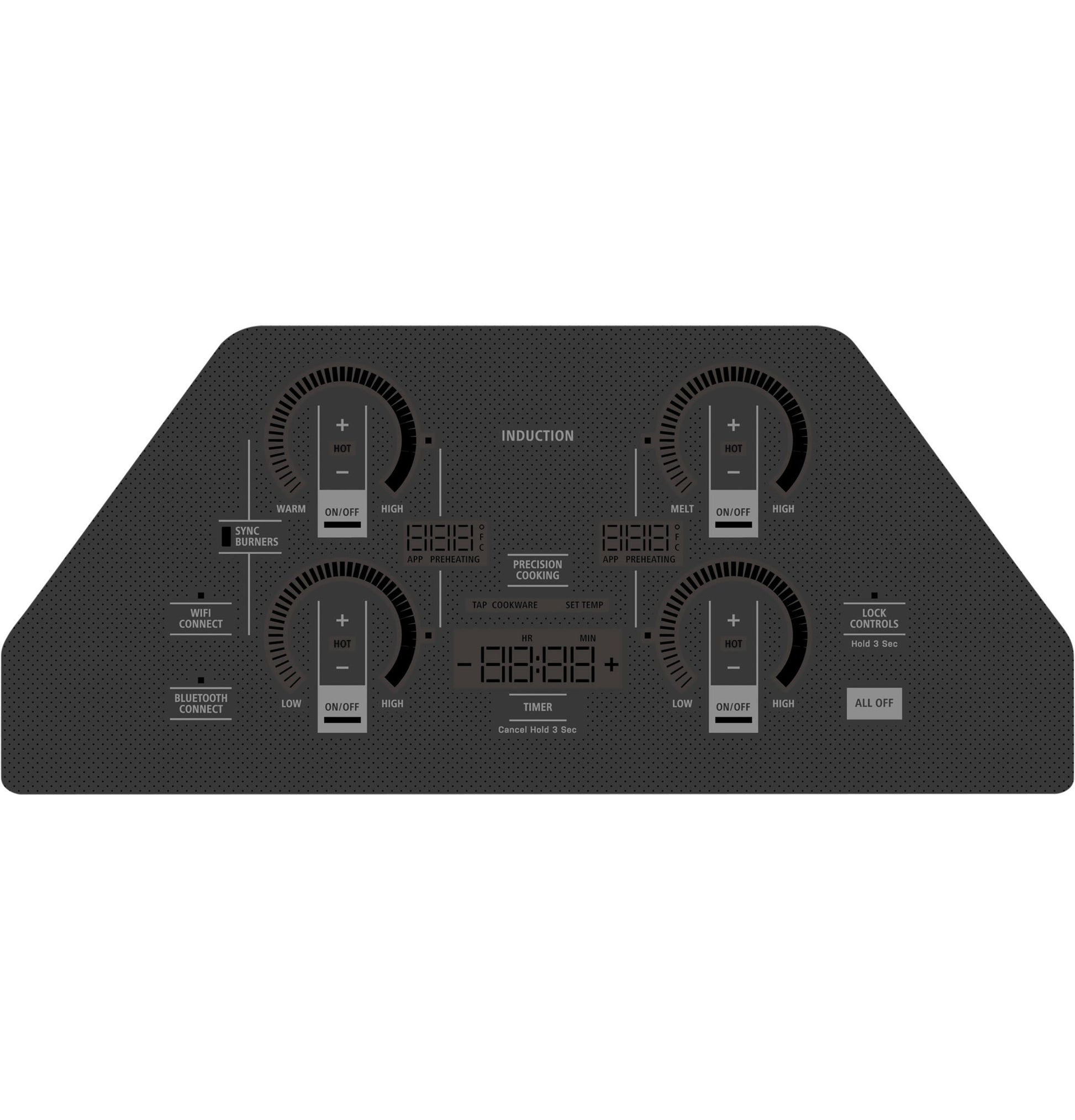Monogram ZHU30RDTBB Monogram 30" Induction Cooktop