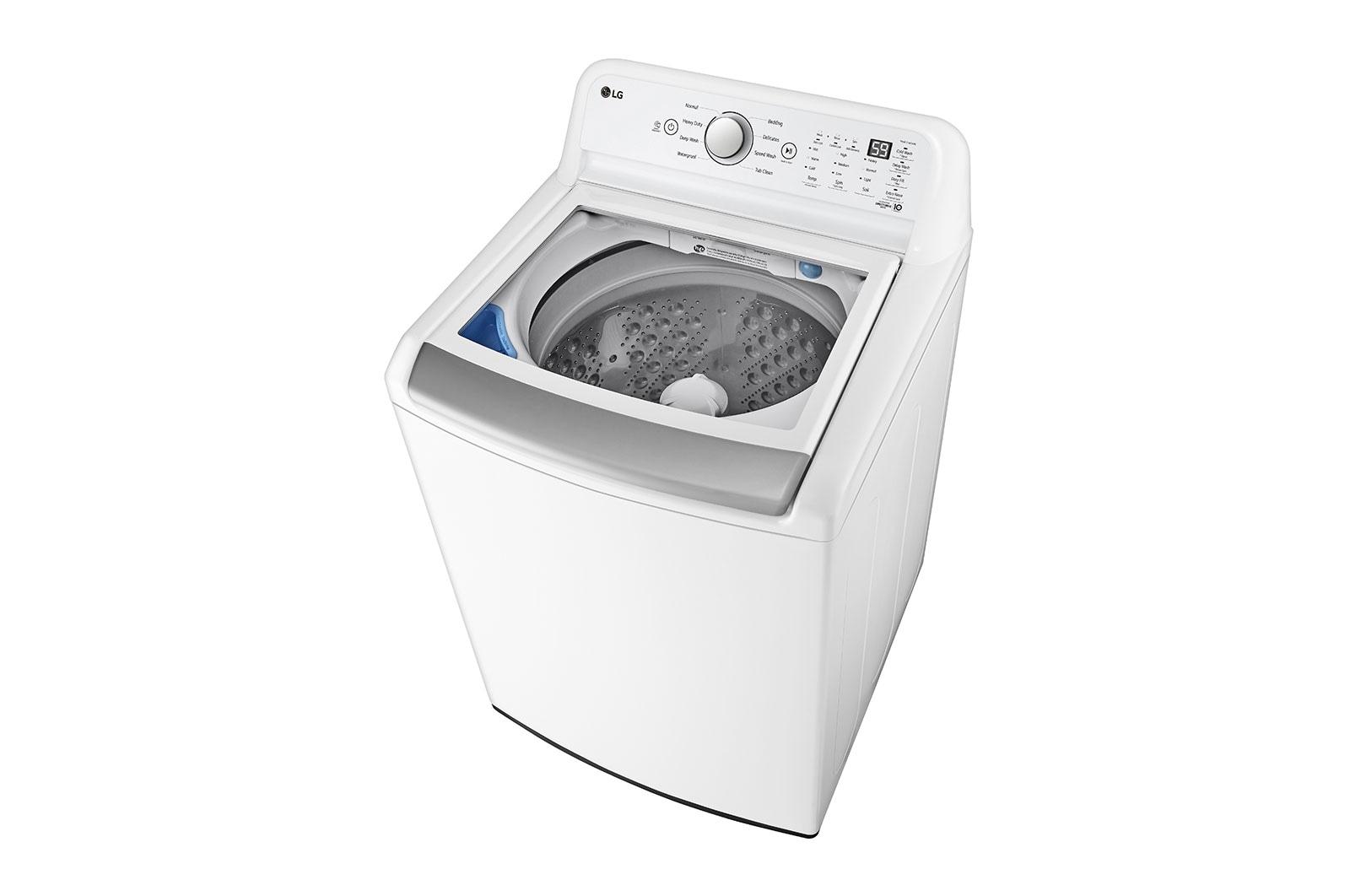 Lg WT7155CW 4.8 Cu. Ft. Mega Capacity Top Load Washer With 4-Way&#8482; Agitator & Turbodrum&#8482; Technology