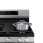 Samsung NX60A6111SS 6.0 Cu. Ft. Smart Freestanding Gas Range With Integrated Griddle In Stainless Steel