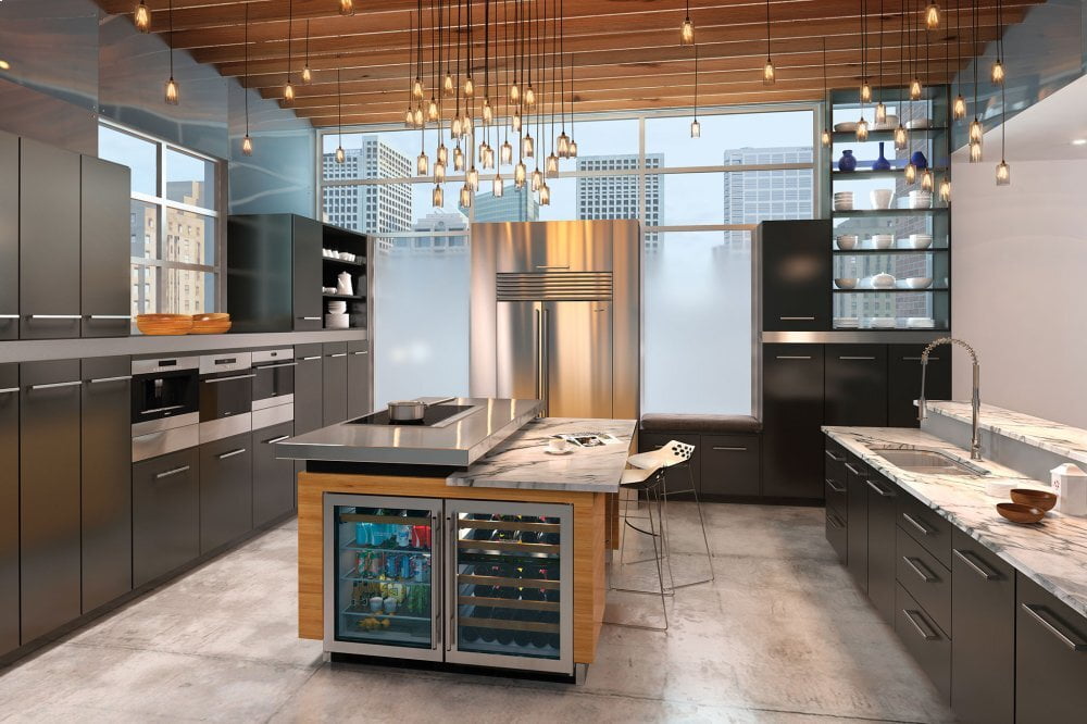 Sub-Zero BI42SIDSPH 42" Classic Side-By-Side Refrigerator/Freezer With Internal Dispenser