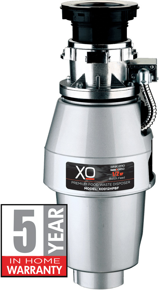 Xo Appliance XOD12HPBF 1/2 Hp Twist Lock Mount, Batch Feed Disposal