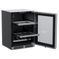 Marvel MPBV424SG31A 24-In Professional Built-In Beverage Center With Reversible Hinge With Door Style - Stainless Steel Frame Glass