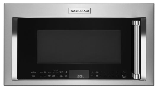 Kitchenaid KMHC319KPS 30" 1000-Watt Microwave Hood Combination With Convection Cooking - Printshield Stainless