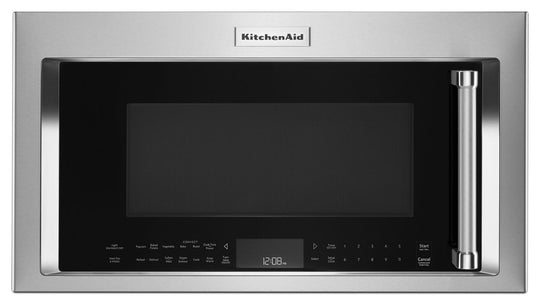 Kitchenaid KMHC319KPS 30" 1000-Watt Microwave Hood Combination With Convection Cooking - Printshield Stainless