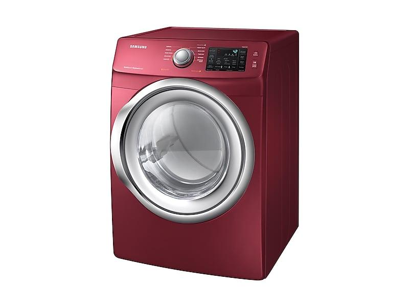 Samsung DVE45N5300F 7.5 Cu. Ft. Electric Dryer With Steam In Merlot
