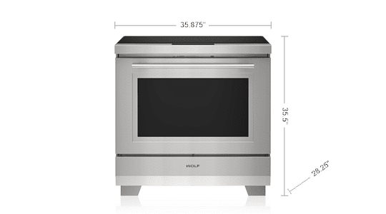 Wolf IR36550ST 36" Transitional Induction Range