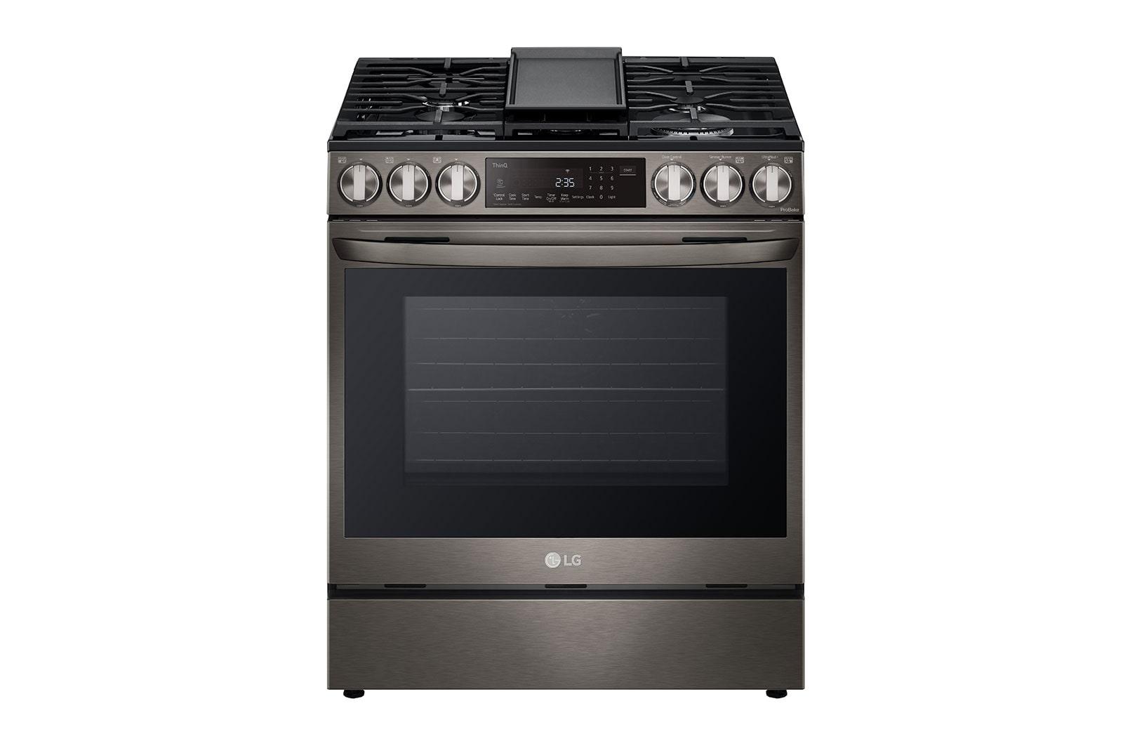 Lg LSDL6336D 6.3 Cu. Ft. Smart Wi-Fi Enabled Probake® Convection Instaview® Dual Fuel Slide-In Range With Air Fry