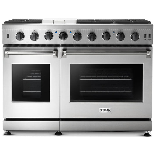 Thor Kitchen LRG4807ULP 48 Inch Gas Range In Stainless Steel - Liquid Propane