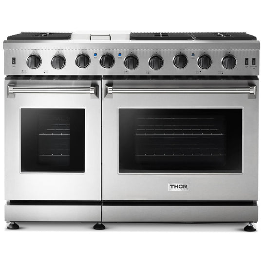 Thor Kitchen LRG4807ULP 48 Inch Gas Range In Stainless Steel - Liquid Propane
