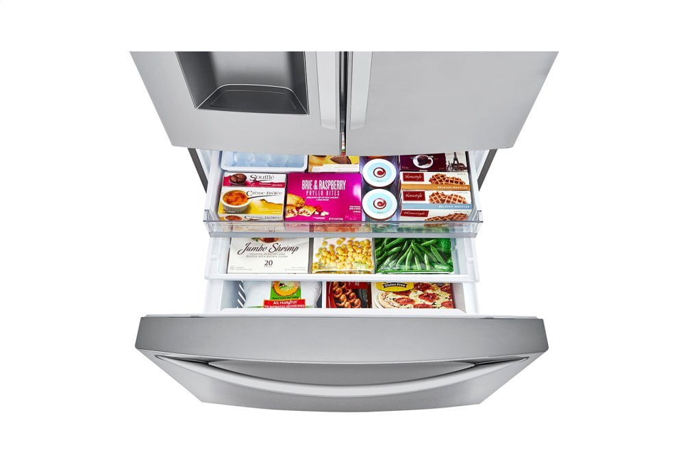 Lg LRFXC2416S 24 Cu. Ft. Smart Wi-Fi Enabled Counter-Depth Refrigerator With Craft Ice™ Maker