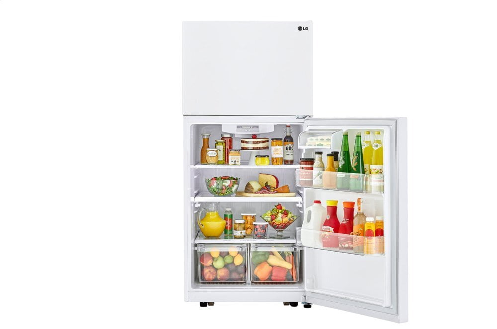 Lg LTCS20020W 20 Cu. Ft. Top Freezer Refrigerator