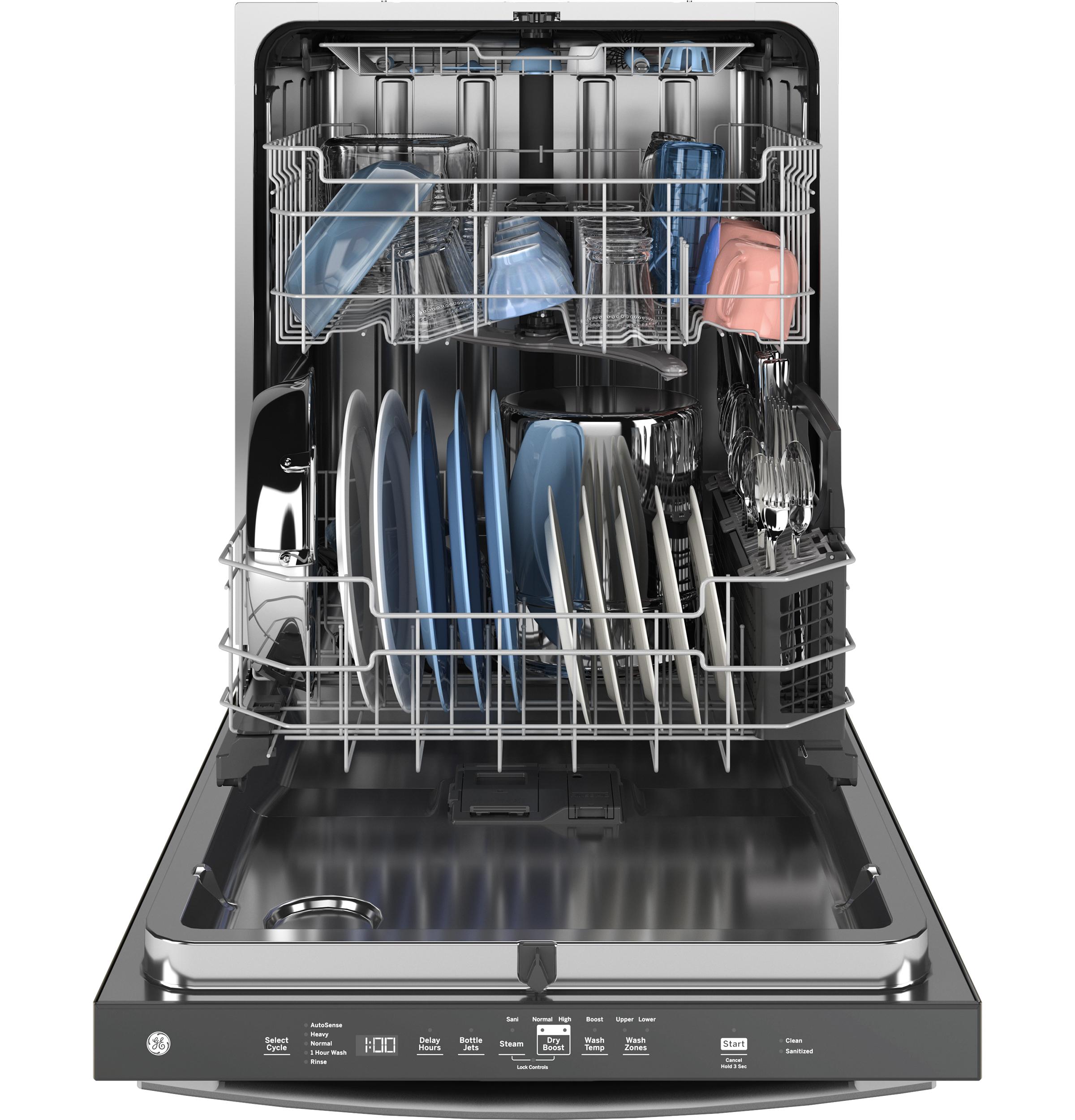 Ge Appliances GDT650SYVFS Ge® Fingerprint Resistant Top Control With Stainless Steel Interior Dishwasher With Sanitize Cycle