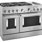 Kitchenaid KFDC558JSS Kitchenaid® 48'' Smart Commercial-Style Dual Fuel Range With Griddle - Stainless Steel