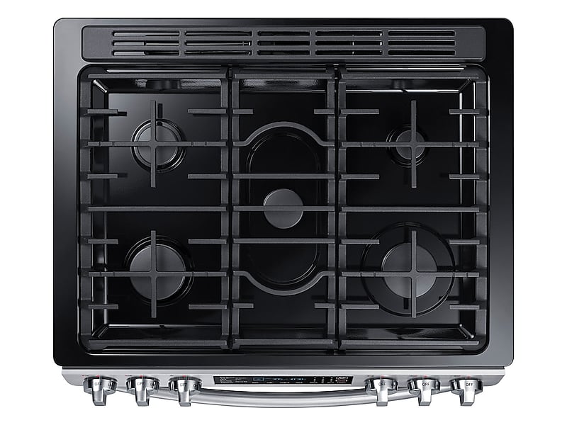 Samsung NX58M9420SS 5.8 Cu. Ft. Slide-In Gas Range With Convection In Stainless Steel