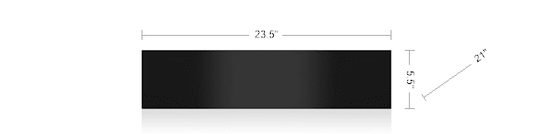 Wolf CW24B 24" Cup Warming Drawer - Black Glass